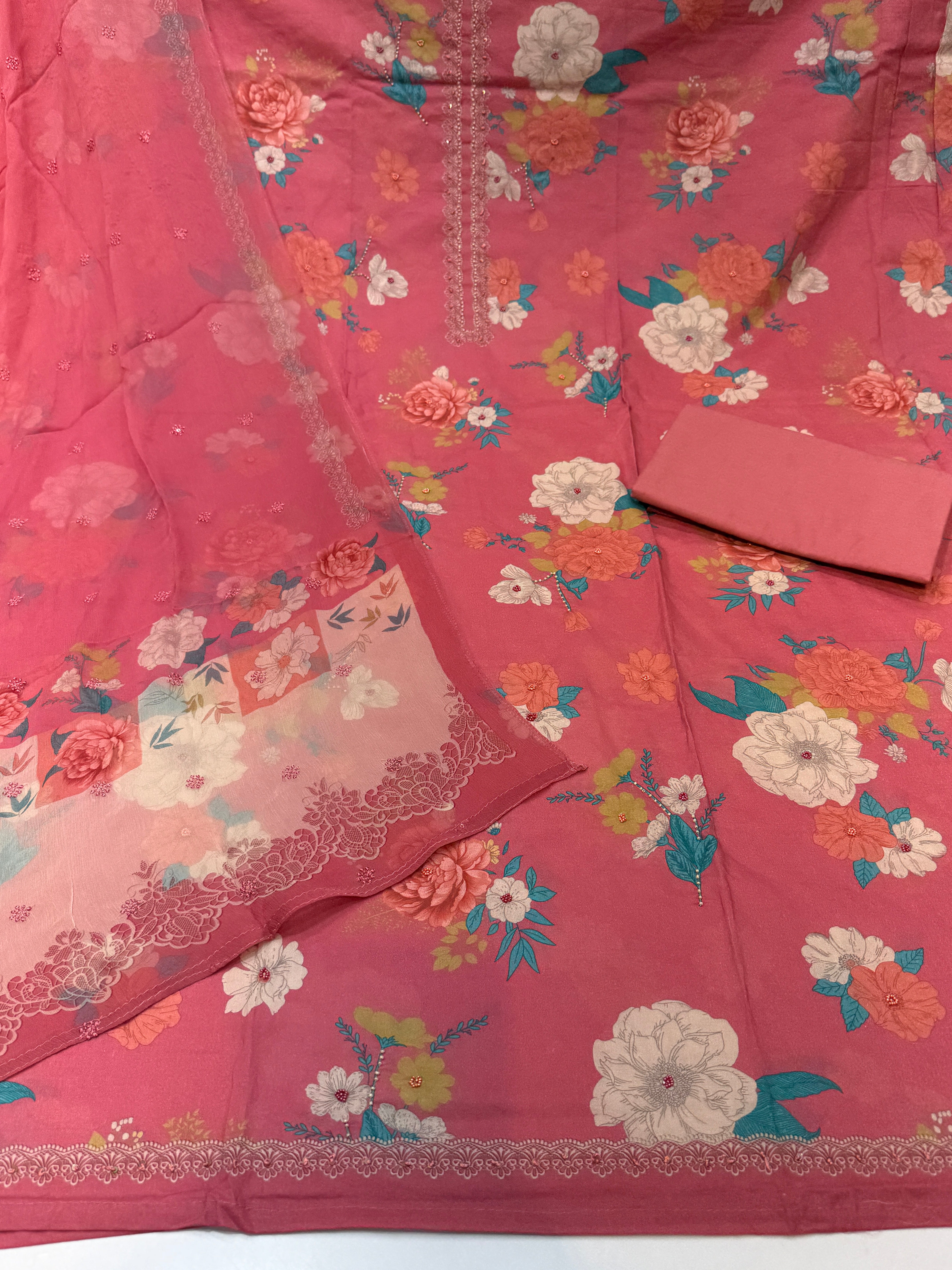 Product code🏷️ (CK1603)Premium cotton Karachi suit