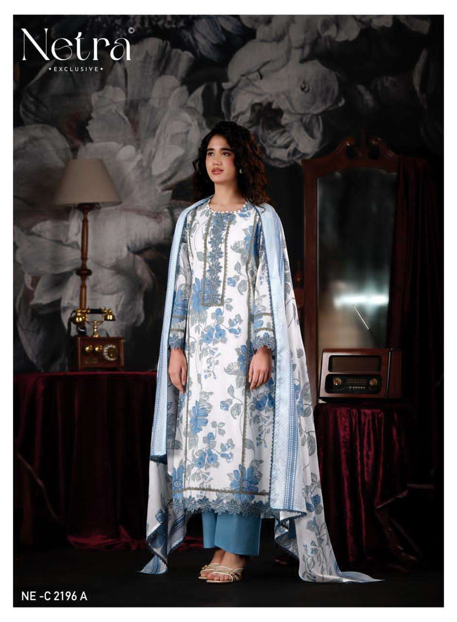 🏷️Product code:-(NP)Netra Pallavi at Inam.cloth pure cotton suit with pure cotton dupatta