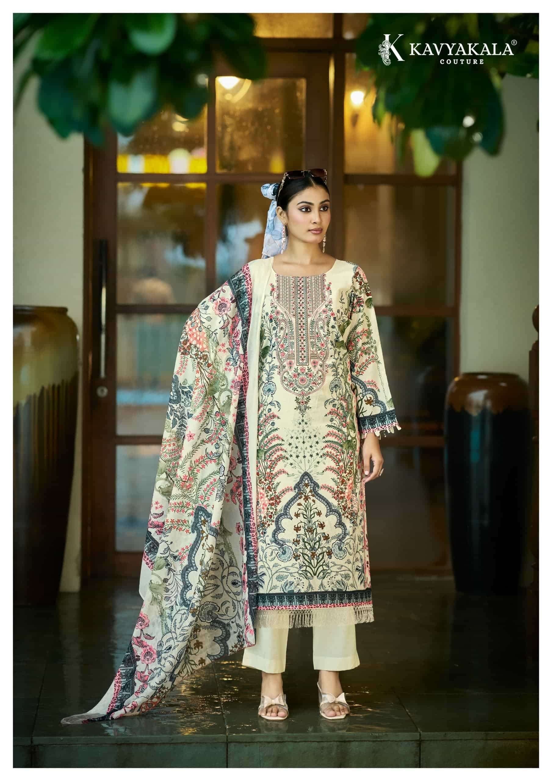 🏷️Kavya kala rihaana (vol-17) pure cotton suit with pure cotton cutwork dupatta